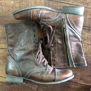 Steve Madden Mid rise leather boots